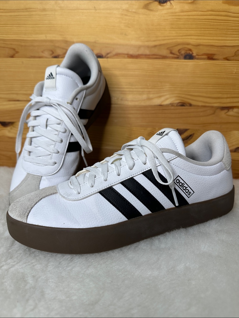 adidas Men's VL Court 3.0 leather sneakers size 10.5